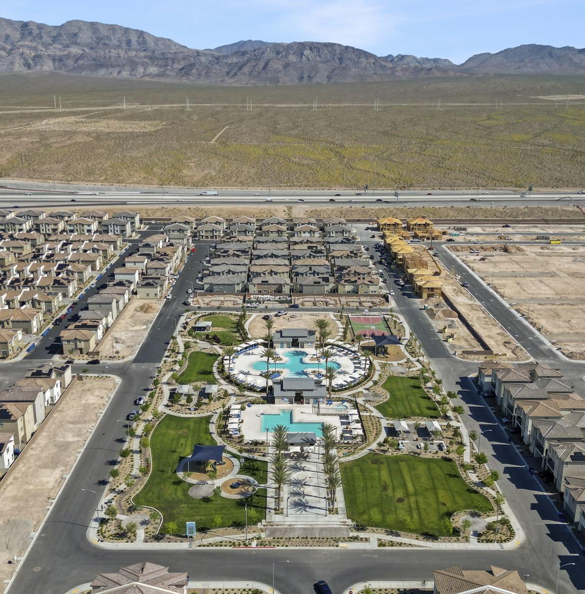 North Las Vegas New Home Community with Incredible Pools Parks and Playgrounds